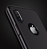 Joyroom iPhone X / XS 360 Derece Koruma Siyah Rubber Klf - Resim: 1