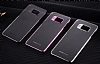 Joyroom Samsung Galaxy S6 Edge Plus Metalik Silver Kenarl Kristal Klf - Resim: 1