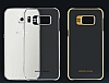 Joyroom Samsung Galaxy S6 Edge Plus Metalik Gold Kenarl Kristal Klf - Resim: 4