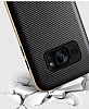 Joyroom Samsung Galaxy S7 Edge Silver Kenarl Karbon Silikon Klf - Resim: 7