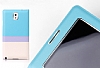 Joyroom Samsung N9000 Galaxy Note 3 Tiffany Uyku Modlu Pencereli Mavi Deri Klf - Resim: 4