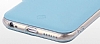Totu Design Starry iPhone 6 Plus / 6S Plus Pencereli Standl Krem Deri Klf - Resim: 4