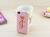 Juicy Couture iPhone 4 / 4S Pembe Sert Parlak Klf - Resim: 2