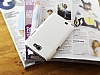 JZZS Samsung N7100 Galaxy Note 2 Beyaz Rubber Klf - Resim: 1
