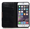 Kalaideng Royale II iPhone 6 / 6S Standl Kapakl Siyah Deri Klf - Resim: 3