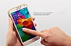 Kalaideng Samsung i9600 Galaxy S5 Standl Pencereli Gold Deri Klf - Resim: 11