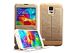 Kalaideng Samsung i9600 Galaxy S5 Standl Pencereli Gold Deri Klf - Resim: 12