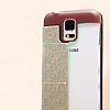 Kalaideng Samsung i9600 Galaxy S5 Standl Pencereli Gold Deri Klf - Resim: 3
