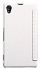 Kalaideng Sony Xperia Z1 Enland nce Kapakl Beyaz Deri Klf - Resim: 4
