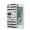 Karl Lagerfeld iPhone 7 / 8 izgilii Silikon Klf - Resim: 4