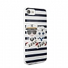 Karl Lagerfeld iPhone 7 / 8 izgilii Silikon Klf - Resim: 2