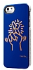 Keith Haring iPhone SE / 5 / 5S Fingers Parlak Rubber Klf - Resim: 4
