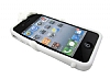 Kiki iPhone 4 / 4S Beyaz Kedili Silikon Klf - Resim: 2