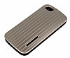 KikiCarrier iPhone SE / 5 / 5S Ultra Koruma Metal Gold Klf - Resim: 6