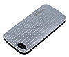 KikiCarrier iPhone SE / 5 / 5S Ultra Koruma Metal Silver Klf - Resim: 3