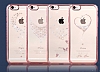 Kingxbar iPhone 7 Plus / 8 Plus Rose Gold Damla Tal Kristal Klf - Resim: 2
