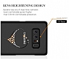 Kingxbar Samsung Galaxy Note 8 Kalpli Siyah Tal Kristal Klf - Resim: 3