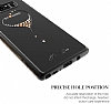 Kingxbar Samsung Galaxy Note 8 Kalpli Siyah Tal Kristal Klf - Resim: 2