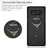 Kingxbar Samsung Galaxy Note 8 Kalpli Siyah Tal Kristal Klf - Resim: 4