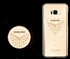 Kingxbar Samsung Galaxy S8 Plus Damla Gold Tal Kristal Klf - Resim: 2