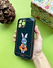 Dafoni Art iPhone 15 Pro Max Lady Rabbit Klf - Resim: 1