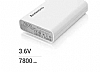 Lenovo 7800 mAh Powerbank Beyaz Yedek Batarya - Resim: 1