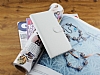 LG G Pro Lite Czdanl Yan Kapakl Beyaz Deri Klf - Resim: 1