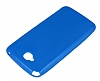 LG G Pro Lite Mavi Silikon Klf - Resim: 3