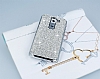 Eiroo Glows LG G2 Tal Silver Rubber Klf - Resim: 1