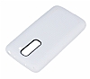 LG G2 Mini Nokta Desenli Mat Beyaz Silikon Klf - Resim: 2