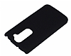 LG G2 mini Sert Mat Siyah Rubber Klf - Resim: 3