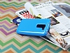 LG G2 Mini Mavi Silikon Klf - Resim: 2
