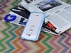 LG G2 Mavi Silikon Kenarl Kristal Klf - Resim: 1