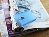 LG G2 Ultra nce effaf Mavi Rubber Klf - Resim: 1