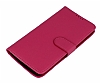 LG G3 Czdanl Yan Kapakl Pembe Deri Klf - Resim: 3