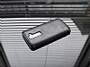 LG G2 Metalik Kenarl Siyah Deri Klf - Resim: 2