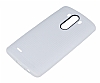 LG G3 Nokta Desenli Mat Beyaz Silikon Klf - Resim: 2