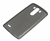 LG G3 Ultra nce effaf Siyah Silikon Klf - Resim: 2