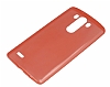 LG G3 Ultra nce effaf Koyu Pembe Silikon Klf - Resim: 2