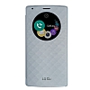 LG G4 Orjinal Uyku Modlu Pencereli Mavi Deri Klf - Resim: 1
