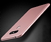 LG G6 Tam Kenar Koruma Rose Gold Rubber Klf - Resim: 1
