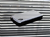 LG Google Nexus 5 Metalik Kenarl Siyah Deri Klf - Resim: 2