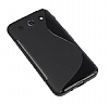 LG Optimus G Pro Desenli Siyah Silikon Klf - Resim: 1