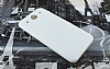 LG Optimus G Pro nce Yan Kapakl Beyaz Deri Klf - Resim: 1