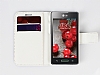 LG Optimus L5 2 Paris Love Standl Czdanl Deri Klf - Resim: 1