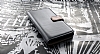 LG Optimus L9 P760 Czdanl Standl Siyah Deri Klf - Resim: 2