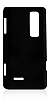 LG P720 Optimus 3D Max Siyah Sert Rubber Klf - Resim: 1