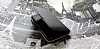 LG P970 Optimus Black Yan Czdanl Siyah Klf - Resim: 2
