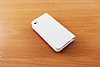 Lovely iPhone 4 / 4S Papyonlu Kapakl Beyaz Klf - Resim: 1