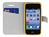 Luxo iPhone 4 / 4S Kalp Standl Czdanl Deri Klf - Resim: 2